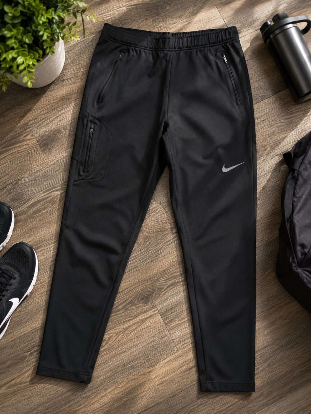 Nike Dri-FIT Black Performance Joggers Men's Size Medium